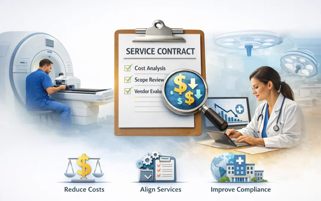 Service Contract Optimization for Hospitals and Clinics